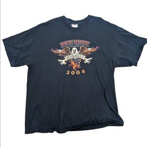 2004 Daytona Beach Bike Week Tshirt Black Size XL